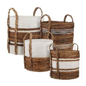 Minimalist Seagrass Storage <b>Basket</b> Organic Handwoven Bowl for Fruit <b>Display</b>, Pantry Organization & Decorative Home Styling - Product Image 4