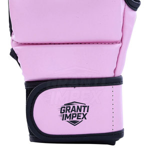 Premium Quality Leather MMA Gloves for Training Kickboxing Outdoor Sports Durable Wrist Support Half Finger/Fingerless - Product Image 6