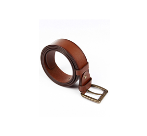 Cinturón de cuero con cuentas genuino hecho a mano para hombre con hebilla de metal elegante accesorio elegante para hombre - Product Image 1