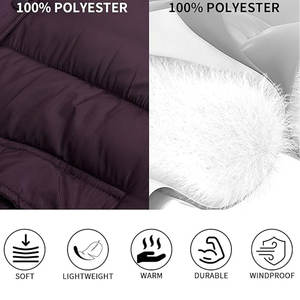 Women's Quick Dry <b>Short</b> Puffer Jacket for Winter Sheep Skin <b>Leather</b> Knitted Processing Canvas for Parties-Available for - Product Image 5