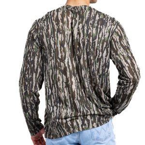 Chemises à manches longues pour hommes, sublimation, tricotées, confort, extensibles, design personnalisable, séchage rapide, écologiques, anti-boulochage, respirantes - Product Image 2
