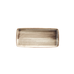 Plato Rectangular para Servir Bonna, Natural y Rústico, 34x16 cm, Estilo Wabi-Sabi para Fiestas - Terrain Moove - Product Image 1