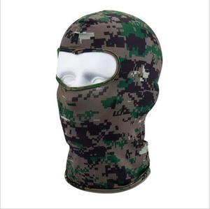 Couvre-chef tactique camouflage numérique Couvre-chef UV Bouclier respirant Cagoule élastique anti-poussière Masque complet pour l'aventure - Product Image 2