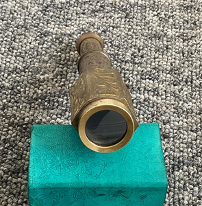 6 "télescope en laiton Mini Spyglass de poche nautique Marine petit support fait main télescope en laiton meilleur article pour cadeau - Product Image 1
