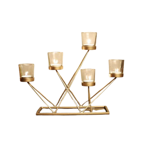 Metal Scroll Tri <b>Pillar</b> <b>Candle</b> <b>Holder</b> Makes an Elegant Centerpiece Gifts & Decor Wedding Centerpiece Iron <b>Candle</b> <b>Holder</b> - Product Image 5