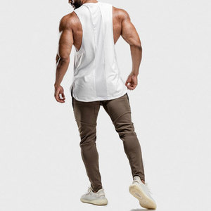 Haute qualité impression personnalisée plaine coton Muscle Cut-Off sans manches Gym débardeur à capuche hommes Style décontracté pour la musculation - Product Image 3