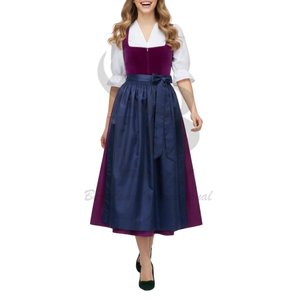 Vestido Dirndl Alemán para Mujer, Estampado de Leopardo, Lavable, con Encaje, Disfraz para Festivales, Cosplay, Fiesta, Tallas Grandes, Precio al por Mayor, OEM Personalizado - Product Image 6