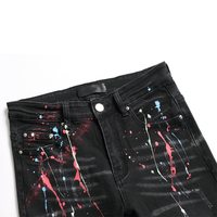 Nuovi Jeans Elasticizzati alla Moda per Uomo, Stile Gotico Vintage, Strappati, Comodi, per Inverno e Primavera
