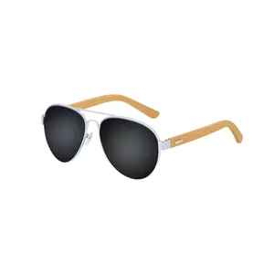 Occhiali da Sole in Bambù Personalizzati Gunok per Regali Promozionali e Aziendali - Product Image 3