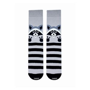 Cozy Raccoon Embroidered <b>Socks</b> Breathable <b>Warm</b> Nylon Mesh One Fits Most Disposable for Daily Use Winter Customizable Logo Girls - Product Image 1