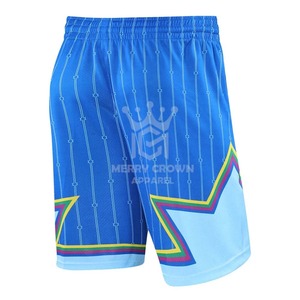 Nouveautés Shorts de basket-ball Vêtements de sport Logo personnalisé 100% Shorts de basket-ball en tissu polyester à vendre - Product Image 2