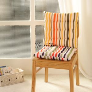 Coussins de chaise rayés 100 % coton Better Homes & Gardens, haute qualité, durables, coussins de siège pour bureau, voiture, haute qualité, doux et élégants - Product Image 1