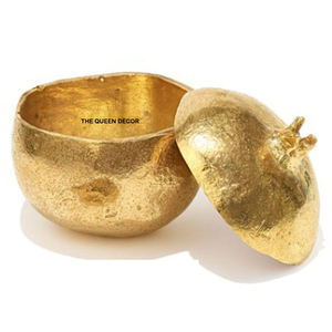 Vaisselle, saladier, bol en acier inoxydable de haute qualité avec accent floral, décoration de luxe pour la maison, table, événements - Product Image 3