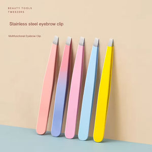 Pinzas para Cejas de Acero Inoxidable Premium KAAMIR INSTRUMENTS, Punta Puntiaguda, Ligeras, Reutilizables, Diseño de Lujo Ecológico - Product Image 1