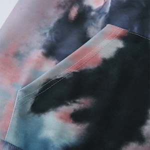 Secado rápido Hombres Tie Dye Sudaderas con capucha 100% Algodón Otoño nuevo diseño material suave Anti-encogimiento Servicio OEM Cómodo Hombres Sudaderas con capucha - Product Image 4