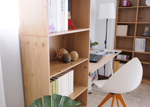 6-grid Solid-core Adjustable <b>Bookcase</b> Adopts E1 Board - Product Image 3