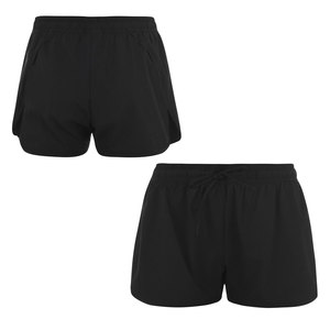 Shorts en toile taille haute pour femme, séchage rapide, respirants, décontractés, pour l'entraînement, athlétiques, grandes tailles, avec volants personnalisés, couleur unie claire - Product Image 6