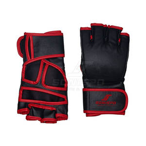 Gants MMA en cuir respirant à conception personnalisée à quantité minimale de commande bas pour vêtements d'entraînement pour adultes - Product Image 4