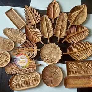 Bandeja de Madera Artesanal, Vajilla de Madera Natural Ecológica - Caryln - Product Image 3