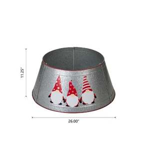 Collar de metal galvanizado para árboles, venta al por mayor, decoración navideña, soporte para árbol, decoración elegante inspirada en el hogar, Año Nuevo, fiesta de Navidad - Product Image 4