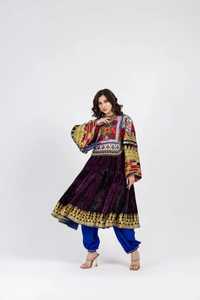 เดรสลำลองปักเลื่อมลายดอกไม้ปักลายชาวเผ่าอัฟกานิสถานแบบดั้งเดิมมีซิป - Product Image 4