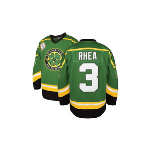 D-5 เสื้อฮอกกี้น้ำแข็งสำหรับผู้ใหญ่ Mighty Ducks คุณภาพสูง 100% โพลีเอสเตอร์ แห้งเร็ว ปรับแต่งชื่อทีมได้ - Product Image 5