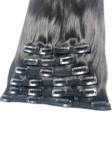 Vente en gros d'extensions de cheveux humains 100% Remy clip supérieur cuticule alignée vierge brute 12A cheveux indiens brésiliens livraison directe disponible - Product Image 3