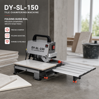 Machine automatique de chanfreinage de carreaux DY-SL-150 avec rail de guidage, module de rainurage et de chanfreinage de haute précision de cinquième génération, meuleuse d'angle