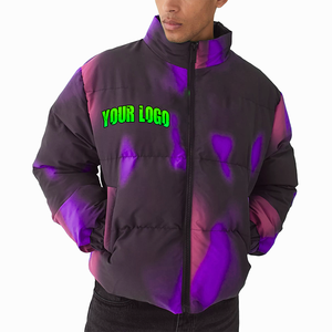 Chaqueta de Invierno para Hombre, Diseño Personalizado OEM, Cuello Alto, Estilo Bomber, Gruesa, con Capucha y Cremallera - Product Image 6