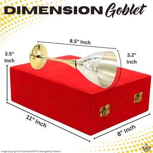Gobelet en laiton moderne fait à la main, doré, écologique, calice à vin de qualité supérieure pour la maison, le bar, l'extérieur et la décoration - Product Image 5