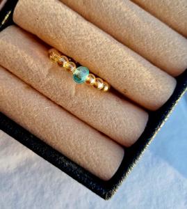 Bagues en perles de cristal pour filles, bagues en perles de cristal tendance et uniques - Product Image 3