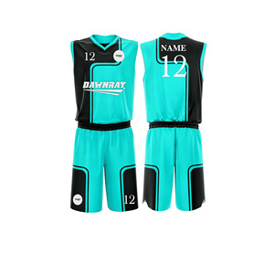 Ensemble d'uniformes de basket-ball haute performance, jersey et short en polyester respirant à séchage rapide, vêtements de sport d'équipe pour hommes, femmes et jeunes - Product Image 2