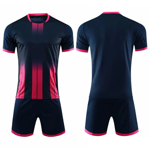 Maillots de football d'été respirants et légers de haute qualité pour hommes adultes, 100 % polyester, vente en gros OEM/ODM - Product Image 3
