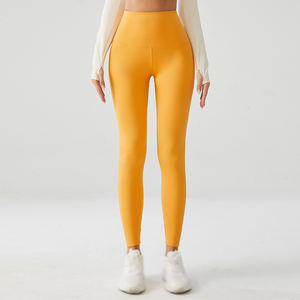 Leggings de femme à séchage rapide imprimés par sublimation personnalisée de haute qualité pour femme Logo en tissu tricoté sur la taille Leggings pour femme - Product Image 5