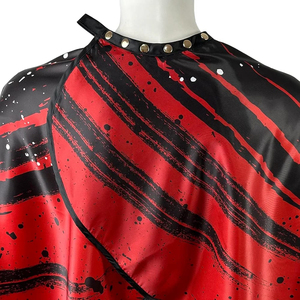 Meilleure vente casquette de barbier légère Logo personnalisé cape de coiffure en polyester respirant pour salon de coiffure couverture de coiffeur - Product Image 6