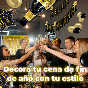 Elegante Set di Palloncini per Festa di Capodanno, Celebra con Stile con Accessori Decorativi - Product Image 3