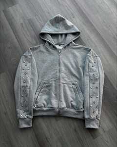 2025 femmes élégant doux confortable doublé survêtement respirant acide lavage pierre lavage sweats à capuche automne avant dos Logo - Product Image 3