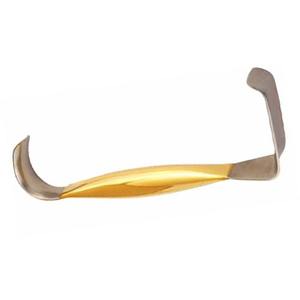 Breast Retractor Double Ended Stainless Steel and Plastic Fiber <b>Optic</b> Retractor for Manual Procedures - Product Image 2