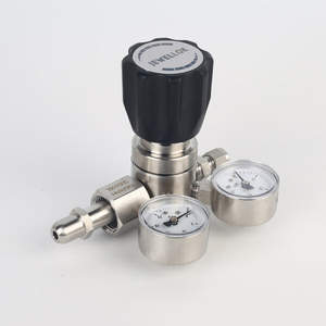 Alta purezza in acciaio inox ad alta pressione azoto ossigeno Argon cilindro di controllo di pressione regolatore di riduzione della pressione con manometro - Product Image 4