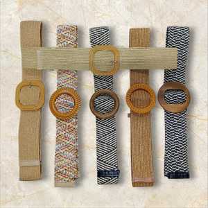 Ceinture longue ouverte en jute écologique pour femme - Product Image 3