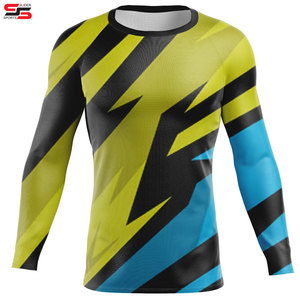Nueva llegada Sublimación Impresión Rash Guard Mejor alta calidad Rash Guard para hombres Transpirable Rash Guard - Product Image 4