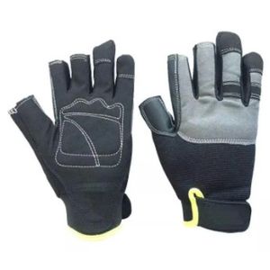 Gants de sécurité tactiques pour mécanicien Protection durable des mains en cuir synthétique pour la manipulation d'outils d'assemblage de construction - Product Image 1