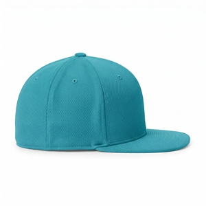 Gorra Snapback de Malla con Visera Plana, Color Amarillo Crema, Unisex, Casual, con Logotipo en el Panel Derecho, Primavera Verano, para Adultos, con Parche Frontal - Product Image 4