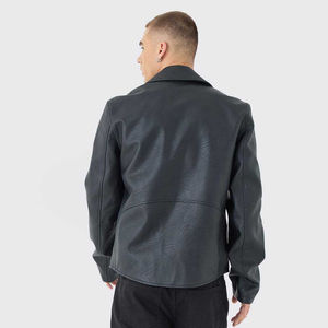 Veste en cuir pour hommes à prix réduit par le fabricant pakistanais design en gros veste en cuir de motard pour hommes de la meilleure qualité OEM - Product Image 2