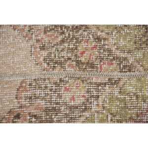 Vintage Rug, 2.2x12.3 ft Turkish Rug, <b>Brown</b> Red Ombr <b>Wool</b> Rug - Product Image 5