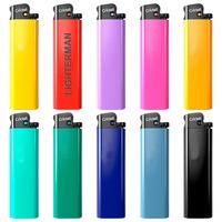 Briquets à Cricket Portables 100% Qualité Supérieure, Écologiques, Coupe-Vent, à Butane Jetable, Logo Personnalisé, Vente en Gros, Promotionnels