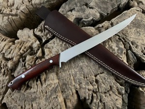 Cuchillo De Filete de cocina de alta calidad hecho a mano de acero de Damasco, cuchillo de Chef, cuchillos para cortar verduras - Product Image 6