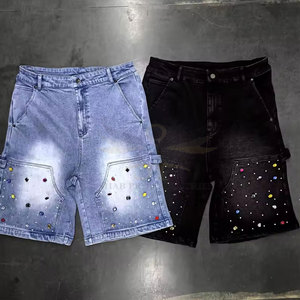 Short en strass personnalisé dernier modèle Vente en gros Short en strass décontracté à prix raisonnable - Product Image 4