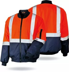 Chaleco de Seguridad Reflectante de Alta Visibilidad para Hombre, Talla Grande, Uniforme de Trabajo de Poliéster - Product Image 4