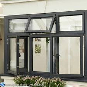 Modern Aluminum Alloy <b>Casement</b> <b>Windows</b> Designed with Tempered Glass and Stainless Steel Screen for Noise Reduction and Safety - Product Image 6